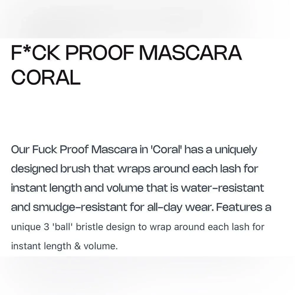 NIB Jeffree Star F*ck Proof Mascara & Supreme Gloss - No Apologies